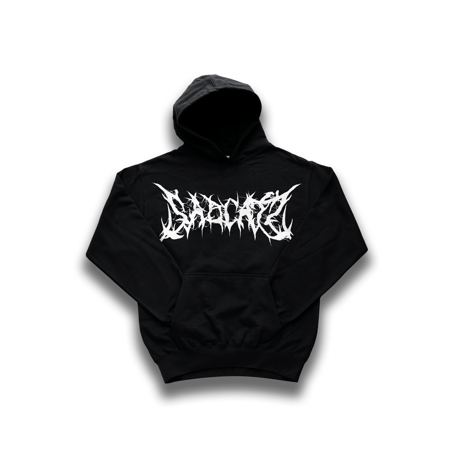 Metalowa bluza z kapturem Sadcatz