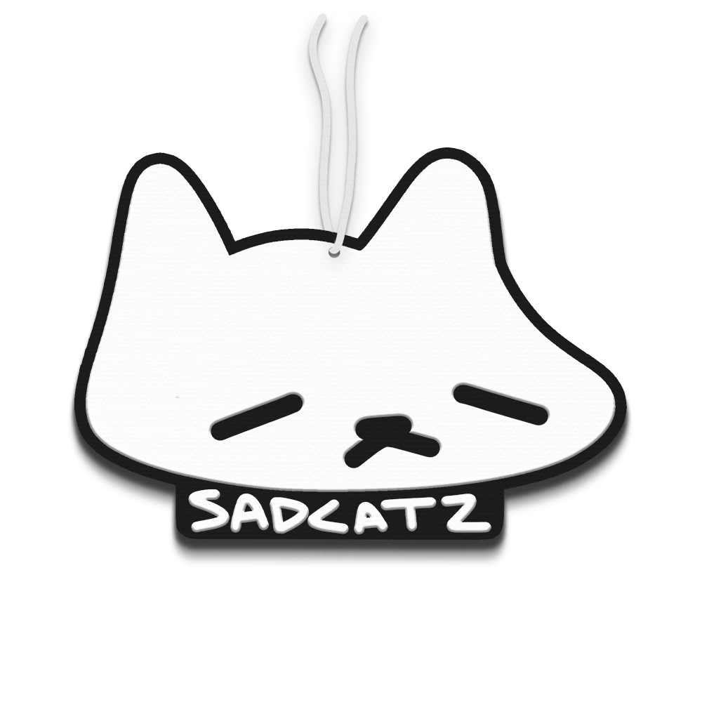 Sadcatz Logo Airfreshener
