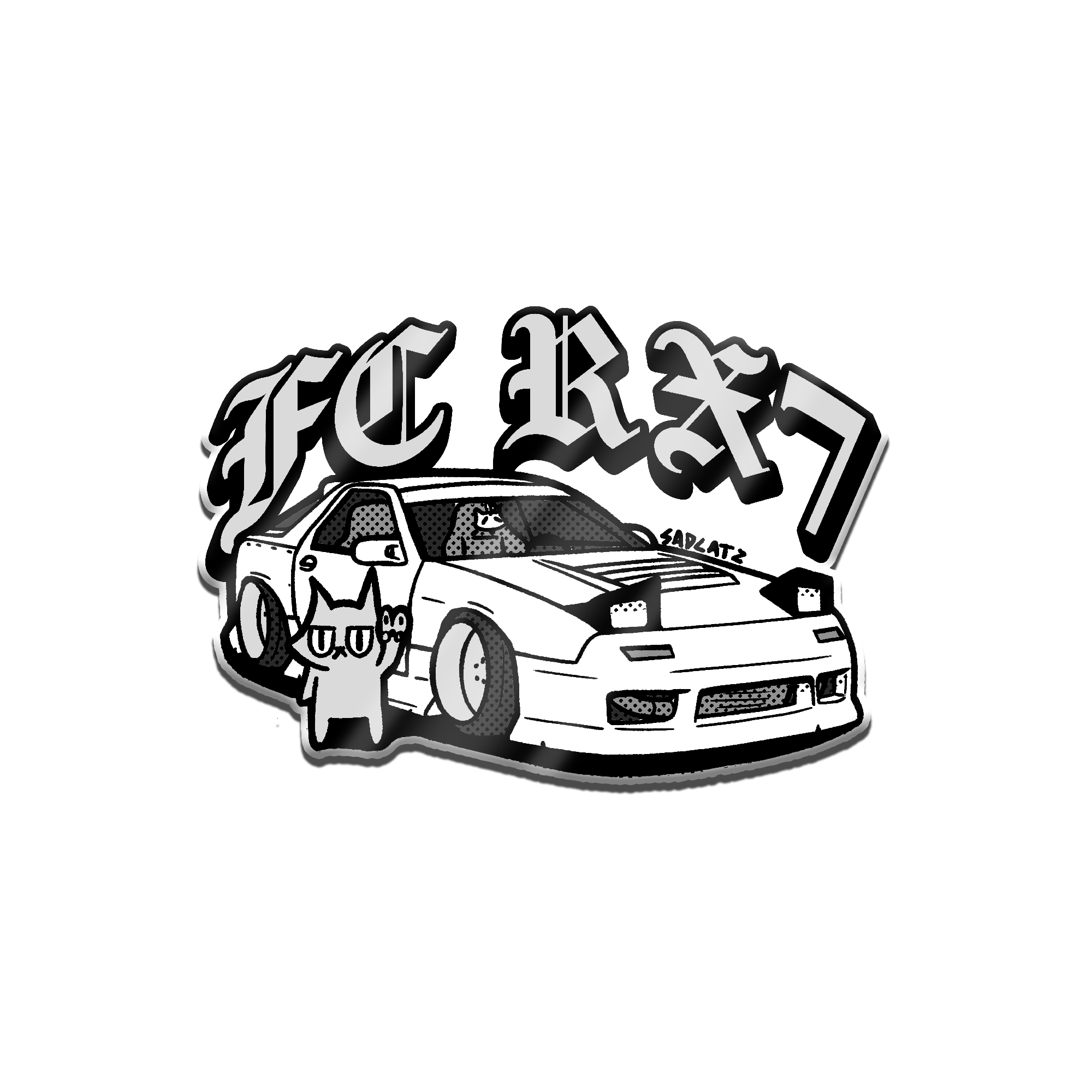 FC RX7 STICKER – SADCATZ