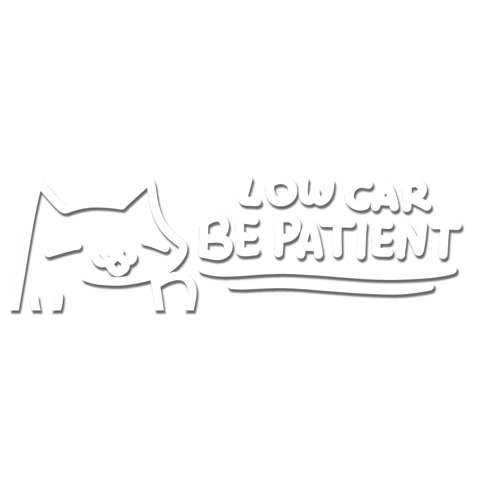 Low Car Sticker